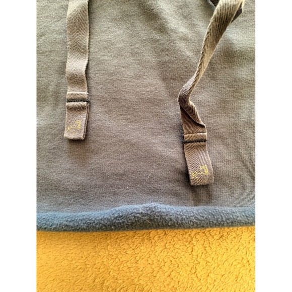 Lolë Long Sleeve Drawstring Waist Sweatshirt Top Women L Blue - Picture 9 of 9